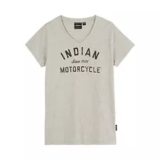 Indian Motorcycle '1901' women's v-neck t-shirt (grey)