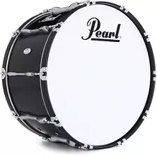 Pearl Finalist Marching Bass Drum - 28 x 14 inch - Midnight Black