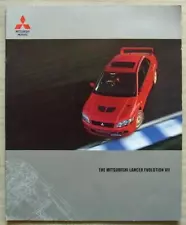 MITSUBISHI LANCER EVOLUTION VII Car Sales Brochure May 2002 #RALL0009 05/02