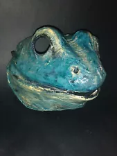 Original Paper Mache Frog Mask, Amphibian Frog, Toad Mask, Party Animal Mask