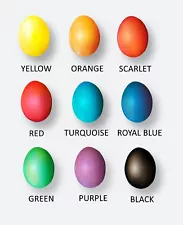 Set of 9 Soloveiko Egg Dye for Pysanka,Pysanky, Pisanka, Easter Egg, NON EDABLE