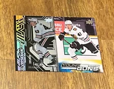 Alex Vlasic Blackhawks Obsidian Black /499 & UD Young Guns (2) Rookie Card Lot!