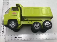 Tonka Green Lightweight Six Wheels Hydraulic Dump Truck Toy For Kids