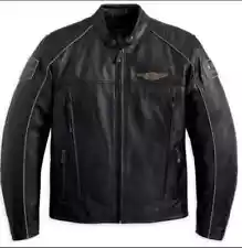 Harley Davidson jacket 110th Anniversary Motorcycle Leather Biker Jacket Men