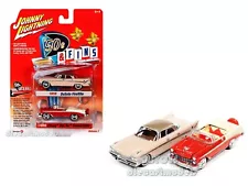 1959 DeSotoFireflite 1956 Chevy Belair Convertible 1/64JOHNNY LIGHTNING JLSP285B