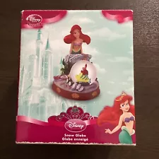 Disney Store The Little Mermaid Ariel Flounder Snow Globe