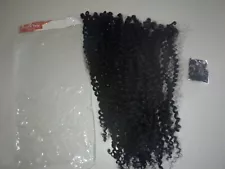 Passion Twist Hair 18" Jet Black Water Wave Crochet Braids Synthetic Braiding #1