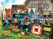 SunsOut Quilts for Sale 1000 Piece Jigsaw Puzzle By Tom Wood