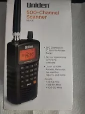 Uniden SR30C 500 Channel Handheld Scanner - Black police scanner