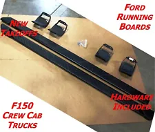 ð¥OE Running Boards BLACK fits CREW CAB 15-23 F150 Ford Truck Factory Side Steps