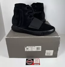 Size 10 - adidas Yeezy Boost 750 Triple Black LIGHTLY WORN!