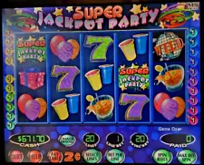 WMS BB1 SLOT MACHINE GAME & OS SOFTWARE SET- SUPER JACKPOT PARTY