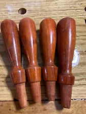 Four Custom Made Padauk Handles for Lie Nielsen Chisels