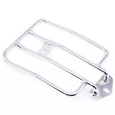 Universal Luggage Rack In Chrome For Harley-Davidson Sportster and Custom Bikes