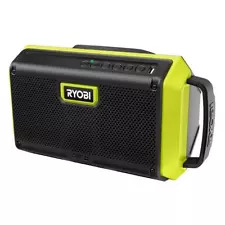 RYOBI Jobsite Bluetooth Speaker ONE+ 18V Cordless w/ 2.1 Amp USB Charging Port