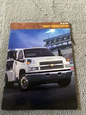 2002 CHEVROLET CHEVY KODIAK C4500 TRUCK SALES BROCHURE