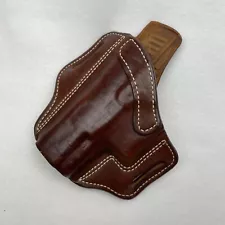 Azula Leather OWB 2 Slot Pancake Belt Holster For.. Walther PPQ M1 M2 Left Hand