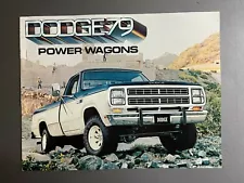 1979 Dodge Power Wagons Showroom Advertising Sales Folder Brochure RARE!! L@@K