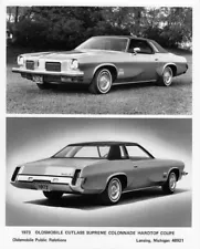 1973 Oldsmobile Cutlass Supreme Colonnade Hardtop Coupe Press Photo 0339