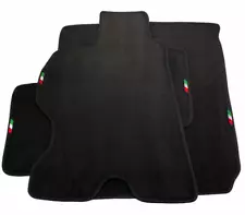 Floor Mats For Ferrari FF Black Tailored Carpets With Italian Emblem LHD 2012-16 (For: Ferrari FF)