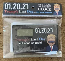 NIP BLD Designs President Donald Trump Official Countdown Clock Last Day 1/2021