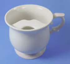 Fancy Shaving Scuttle Mug Cup with Handle.