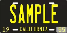 California License Plate Your Name Your State Custom Metal - Several designs