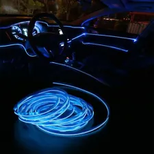 2m Blue LED Car Interior Decorative Atmosphere Wire Strip Light Accessories US (For: BMW M135i)