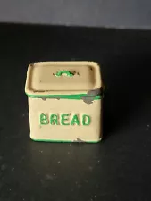 DOLLS HOUSE - HANDMADE COUNTRY CONTRASTS BREAD BIN - 1/12TH SCALE