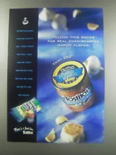 1997 Tostitos Roasted Garlic Salsa Ad - Follow this recipe for real