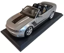 Maisto 2010 Roush 427R Ford Mustang Diecast Car 1:18 Special Edition Silver