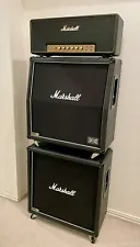 2002 Marshall MK II Plexi 1959SLP 100 Watt Two Channel Tube Amp Full Stack