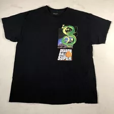 Dragon Ball Super Shirt Adult XL Black Goku Casual Outdoors Anime Manga Men 1627