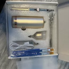 Airbrush Kit With Compressor - Airbrush for Nails Paint Art Open Box Used A3