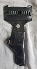 Vintage Police Duty Holster Frisbee Blk RH Swivel Holster