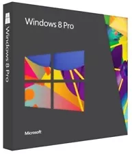 Windows 8 Professional 64 bit Full Version DVD w/ Product Key HP & Others