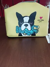 Marc Tetro Boston Terrier Cosmetic Bag NWT