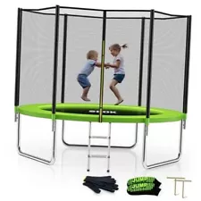 Trampoline 10FT 12FT 14FT 15FT Trampolines with 8FT Apple Green-Prime