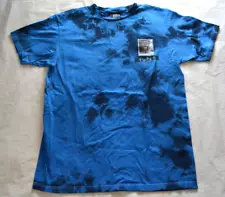 Tupac Shakur X Cross Colours Blue Tie-Dye T-Shirt - Size Medium / M