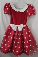 Disney Minnie Mouse Costume Adult Size Medium With Large Hands Gloves