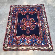 Antique P.ersian Oriental Tribal Rug Sarouk Carpet Hand Knotted 42" x 55"