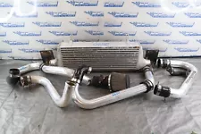 2011 SUBARU WRX STI EJ257 AFTERMARKET FRONT MOUNT INTERCOOLER W/ PIPING #2670