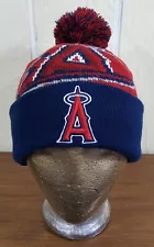 ANAHEIM ANGELS Baseball ANAHEIM DUCKS Hockey SGA Knit Pom Beanie Hat Cap