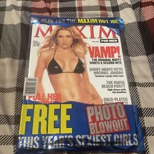 MAXIM MAGAZINE PACKAGED LOT-PLUS FREE PHOTO BLOWOUT!! STILL ORIGINAL SEAL!