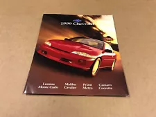 Vintage 1999 Chevrolet Cars Dealership Brochure Booklet Lumina/Malibu/Cavalier