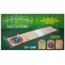 3 In 1 Shuffleboard Table Top Game