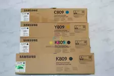 4 OEM Samsung MultiXpress CLX-9201NA,9251NA,9301NA CLT-809S CYKK Toners