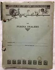 Vintage 1928-29 Purina Poultry Chow Sales Course for Purina Dealers -Very good