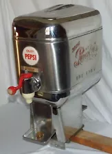 Original 1940's 1950's Pepsi Cola Soda Fountain Dispenser Vintage Drink Machine