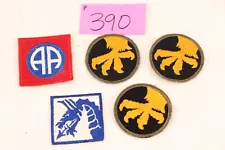 p390 WWII Era Lot of Original Airborne Patches